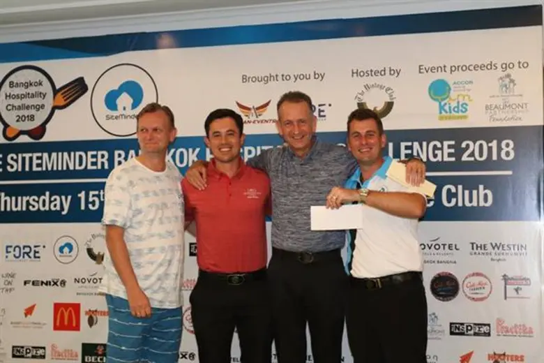 กอล์ฟการกุศล “ไซต์ไมนเดอร์ แบงคอก ฮอสปิตาลิตี้ ชาลเลนจ์” สร้างสถิติระดมทุนเพื่อองค์กรการกุศล 150,000 บาท