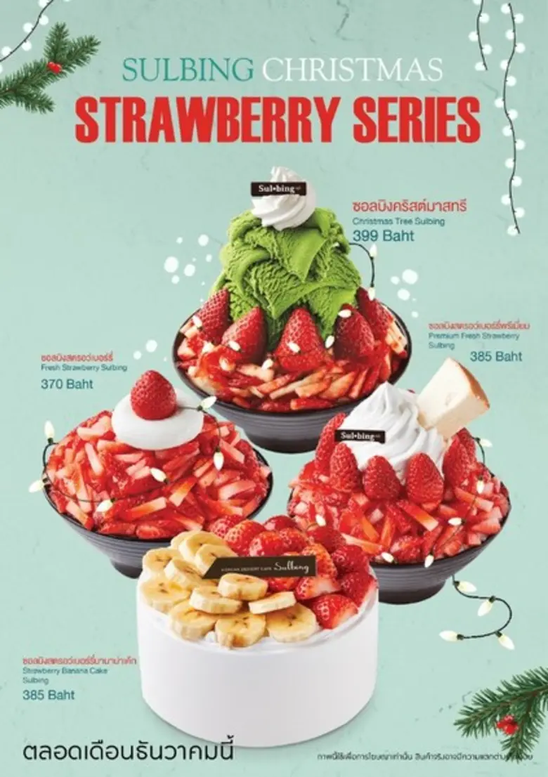 มาต้อนรับเดือนแห่งความสุขส่งท้ายปีกับซอลบิง ด้วยเมน...