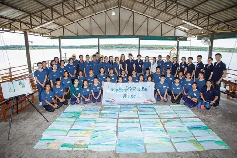 โครงการวาดศิลป์ที่บ้านเกิด เป็นหนึ่งในโคร...