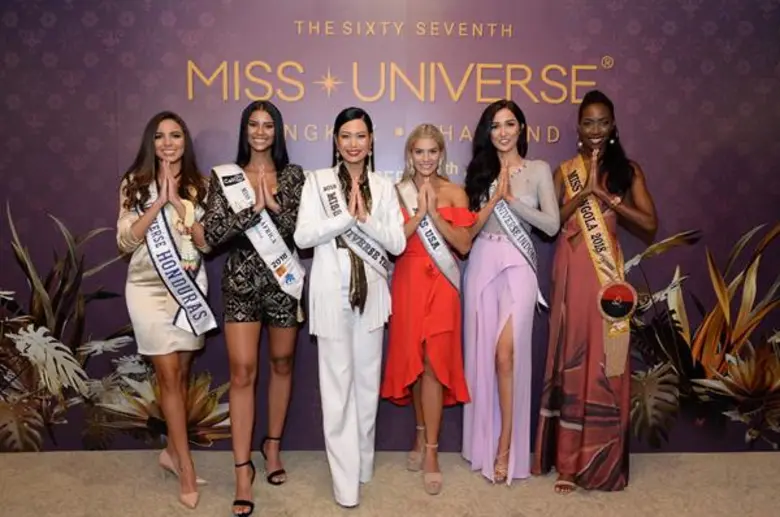 กองประกวดมิสยูนิเวิร์ส 2018 ต้อนรับสาวงาม ร่วมกิจกรรมลงทะเบียนเข้าเก็บตัววันแรก