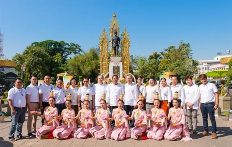 ตฤณ นครา โกลเด้น ไทรแองเกิ้ลบวงสรวงสิ่งศักดิ์สิทธิ์ เตรียมเดินหน้า“เมืองแห่งความสุข”ในเขตเศรษฐกิจพิเศษเชียงแสน จ.เชียงราย