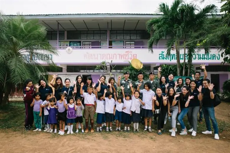 ออลล์ อินสไปร์ฯ มุ่งสร้างความดี ยกระดับคุณภาพชีวิต ซ่อมแซมโรงอาหาร โรงเรียนสังกัดตำรวจตระเวนชายแดน บ้านนาอิสาน