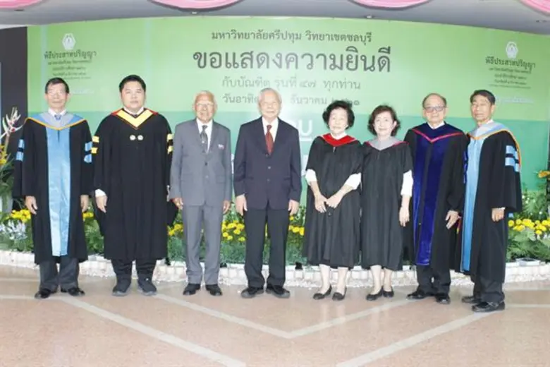 มหาวิทยาลัยศรีปทุม วิทยาเขตชลบุรี จัดพิธี...