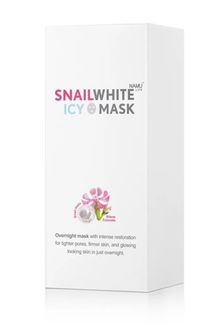Namu Life Snailwhite Icy Mask มาส์กหน้าสูตรกลางคืนแบบไม่ต้องล้างออกรูปแบบ SLEEPING MASK