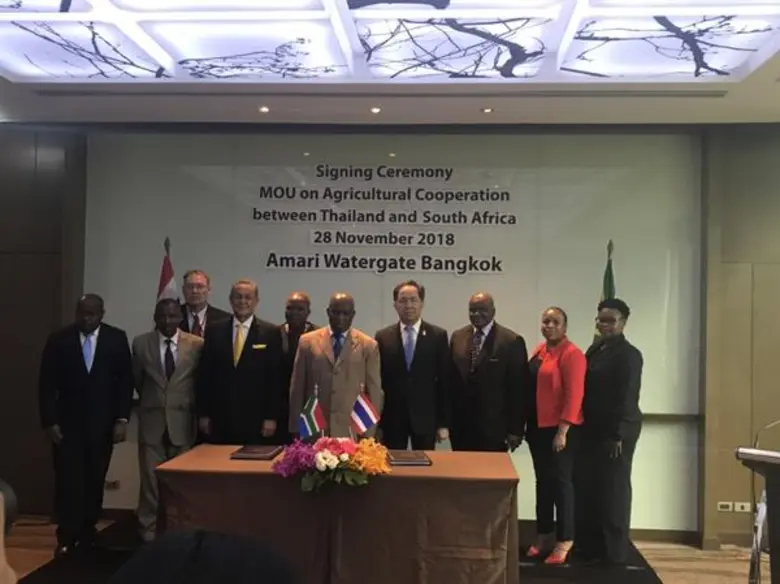 กยท. ร่วมประชุมทางเทคนิคด้านเกษตร ระหว่างไทย – แอฟริกาใต้ เจรจาเปิดตลาดสินค้าของทั้งสองประเทศ พร้อม จ่อขยายการส่งออกยางเพิ่มขึ้นจากเดิม หวังกระตุ้นราคายางในประเทศให้เพิ่มขึ้น