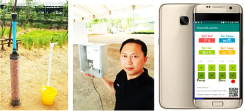 มทร. สุวรรณภูมิ โชว์นวัตกรรมระบบตรวจวัดและควบคุมความชื้นดินระยะไกลด้วย IOT 4.0	