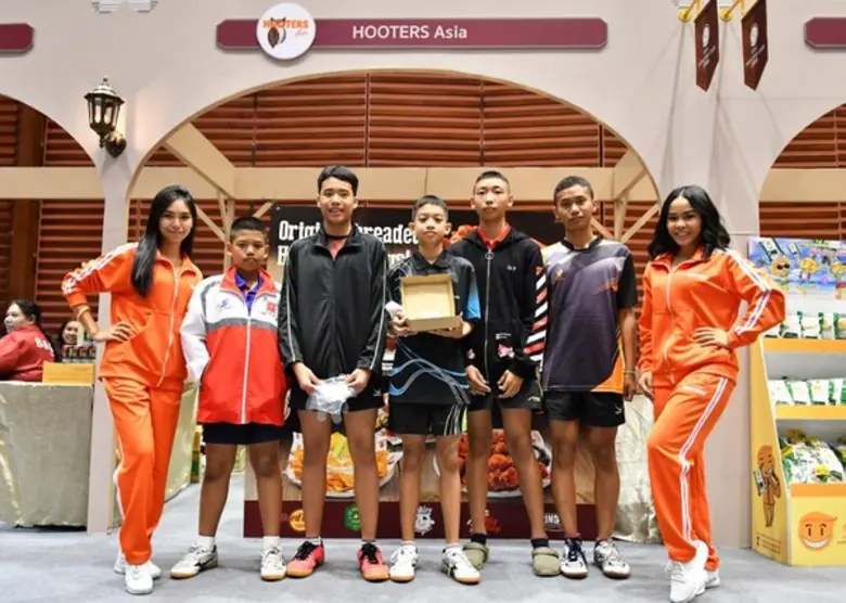 แบรนด์ ฮูตเตอร์เอเชีย ภายใต้บริษัท เดซติเนชั่น อีทส์ จำกัด ร่วมงาน“บีบีจี ปริ๊นเซส คัพ 2018” ระหว่างวันที่ 7-9 ธ.ค.61 ณ ศูนย์การประชุมแห่งชาติสิริกิติ์	