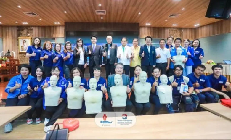รพ.กรุงเทพพัทยา ร่วมกับ เมืองพัทยาจัดฝึกอ...