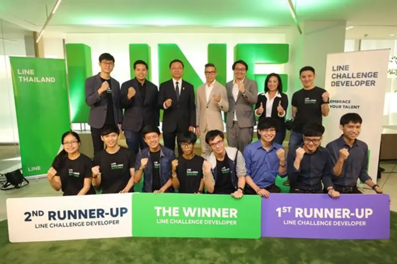LINE ผลักดันเยาวชนนักพัฒนา ส่งเสริมทรัพยากรบุคคลตามนโยบาย 4.0 มอบรางวัลทีมนักศึกษา SIIT ผู้ชนะโครงการ LINE Challenge Developer