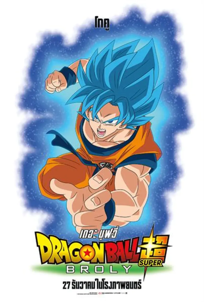 มาแล้ว!!! 4 ภาพโปสเตอร์คาแรคเตอร์ กับ 4 ตัวละครหลัก จาก "Dragon Ball Super: Broly ดราก้อนบอล ซูเปอร์: โบรลี่"