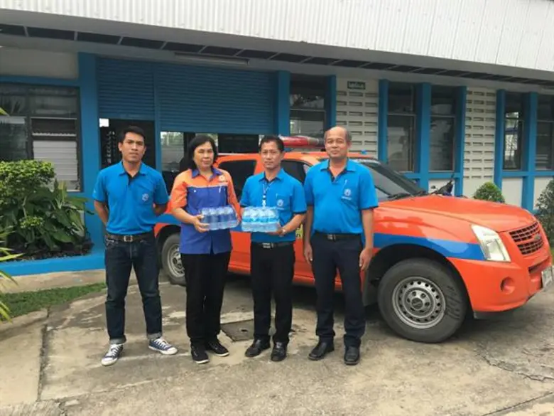 กปภ. สนับสนุนน้ำดื่ม ณ จุดบริการประชาชนในเทศกาลปีใหม่