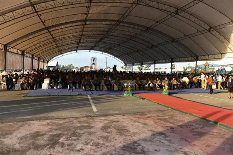 ผู้บริหาร ม.อ.ตรัง ร่วมพิธีเปิด มหกรรมความสามารถทางศิลปหัตถกรรม วิชาการและเทคโนโลยี ของนักเรียนระดับชาติ ปีการศึกษา 2561