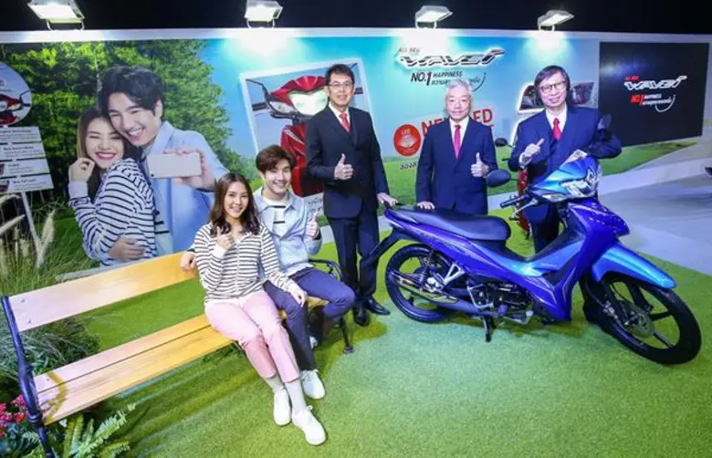 เอ.พี. ฮอนด้า ครองแชมป์ตลาดรถจักรยานยนต์ไทย 30 ปีติดต่อกันประเดิมเปิดตัวรถใหม่ 4 รุ่น รับปีหมูทอง
