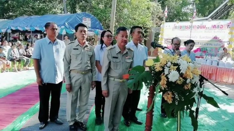 สำนักงานพัฒนาฝีมือแรงงานยโสธร ร่วมออกหน่ว...