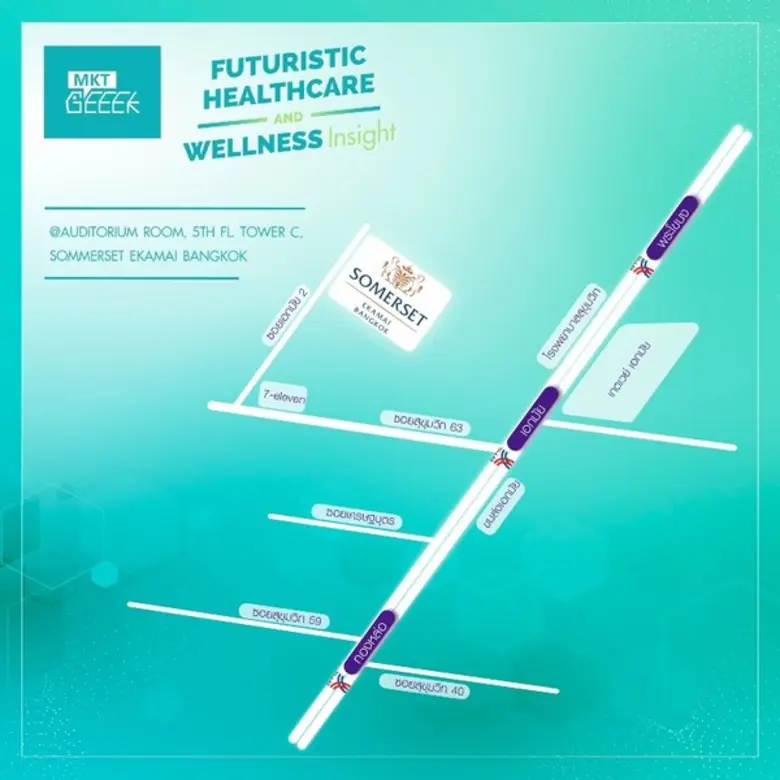 งาน MKT GEEEK เจาะลึก! ธุรกิจสุขภาพและโรงพยาบาลในทศวรรษใหม่ (Futuristic Healthcare and Wellness Insight) ปี 2019