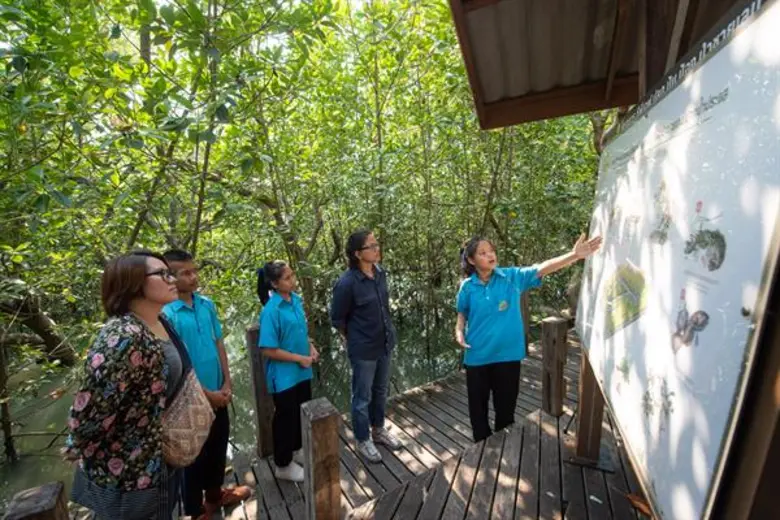 มัคคุเทศก์น้อยจิตอาสา .... ต้นกล้าแห่ง ต. ปากน้ำประแส รักษ์ป่าชายเลน