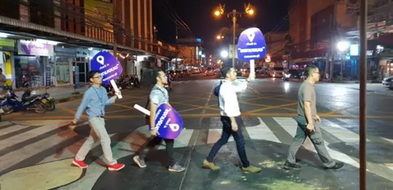 คนเดินถนนขานรับสระบุรีทดสอบสถานการณ์คืนทางเท้า หนุนเมืองแห่งการเดิน