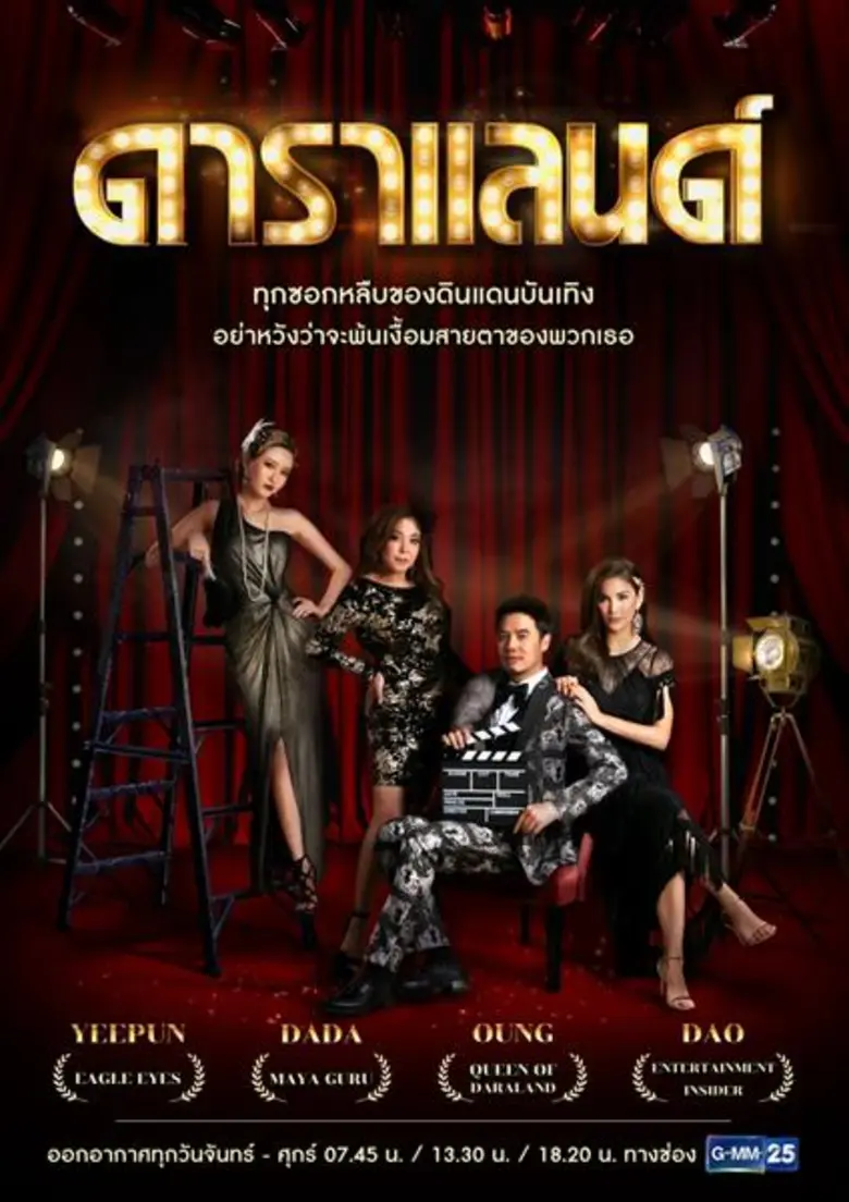 รายการ “ดาราแลนด์” ครบเครื่องเรื่องวงการบันเทิง ขยายความแซ่บยิ่งกว่าเดิม  7 วันเต็ม  เอาใจคอดาราตัวจริง