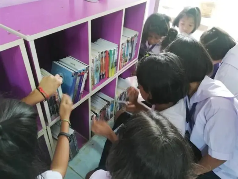 สำนักวิทยบริการ มรภ.สงขลา ลงพื้นที่จัดห้องสมุดโรงเร...