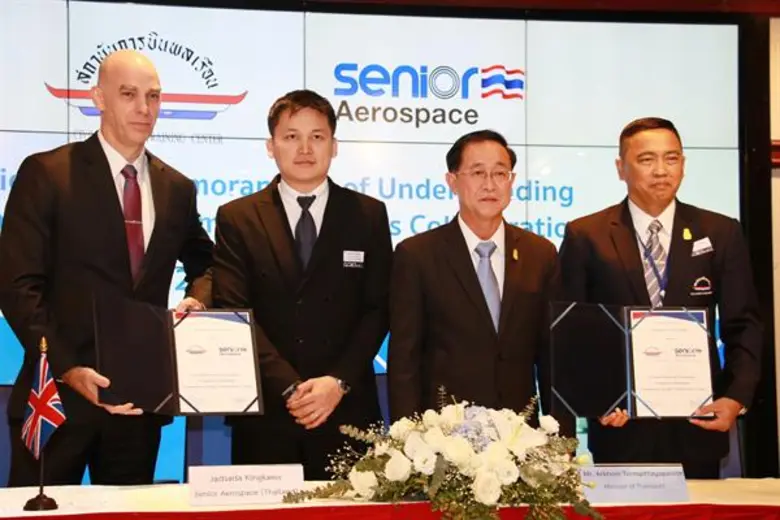 “สถาบันการบินพลเรือน” MOU “บริษัท Airbus” “บริษัท Triumph Aviation Services Asia”  “บริษัท Triumph Structures (Thailand)” “บริษัท Senior Aerospace (Thailand)” ร่วมพัฒนาบุคลากรด้านการบิน ในด้านการซ่อมบำรุงและการผลิตชิ้นส่วนอากาศยาน