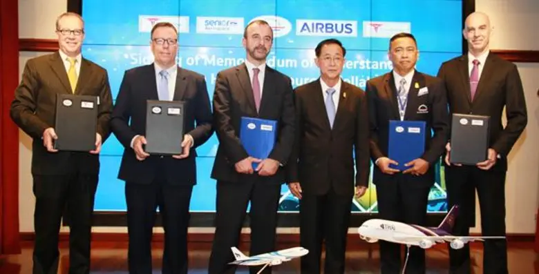 “สถาบันการบินพลเรือน” MOU “บริษัท Airbus” “บริษัท Triumph Aviation Services Asia”  “บริษัท Triumph Structures (Thailand)” “บริษัท Senior Aerospace (Thailand)” ร่วมพัฒนาบุคลากรด้านการบิน ในด้านการซ่อมบำรุงและการผลิตชิ้นส่วนอากาศยาน