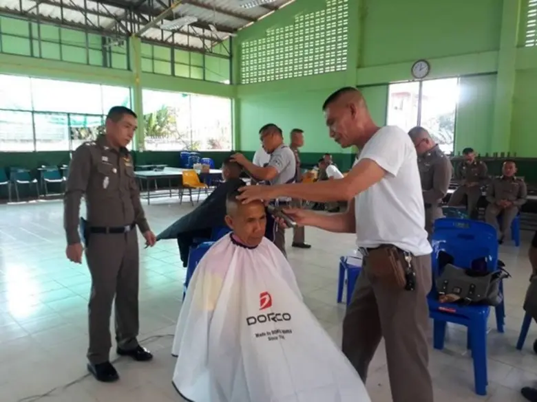 สนง.พัฒนาฝีมือแรงงานอุตรดิตถ์ จัดฝึกอบรมตำรวจบาร์เบอร์