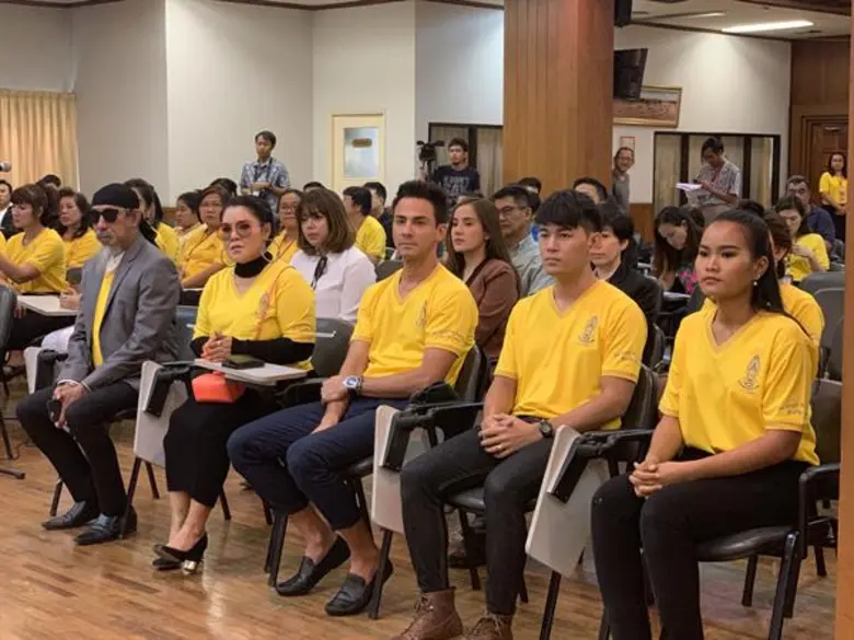 ป๊อปปี้ – เต้ย 2 ศิลปินไมค์ทองคำ ตัวแทนจากเวิร์คพอยท์ร่วมงานแถลงข่าว สภาสังคมสงเคราะห์ฯจัดแข่งขันแรลลี่การกุศล“NCSWT’S Family Rally "