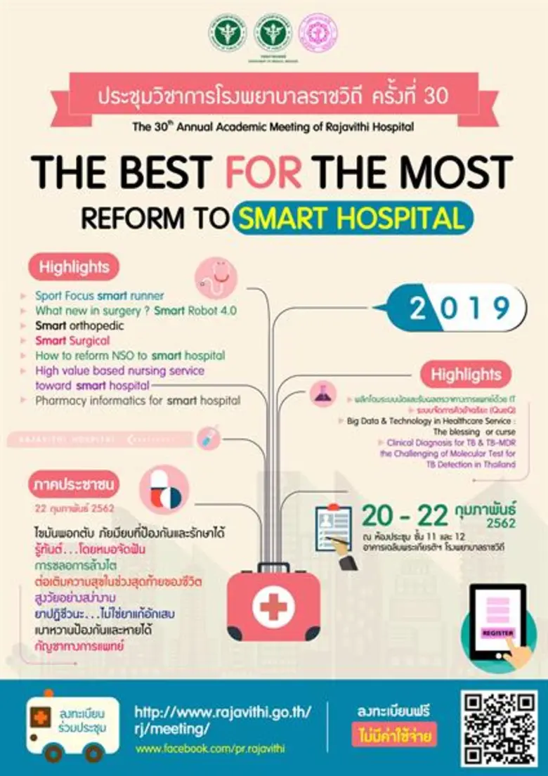 โรงพยาบาลราชวิถี จัดงานประชุมวิชาการโรงพย...