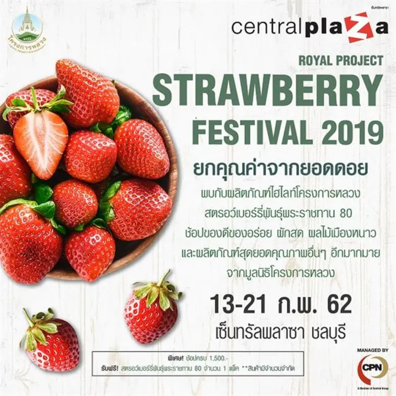 ศูนย์การค้าเซ็นทรัลพลาซา ชลบุรี ร่วมกับ ม...