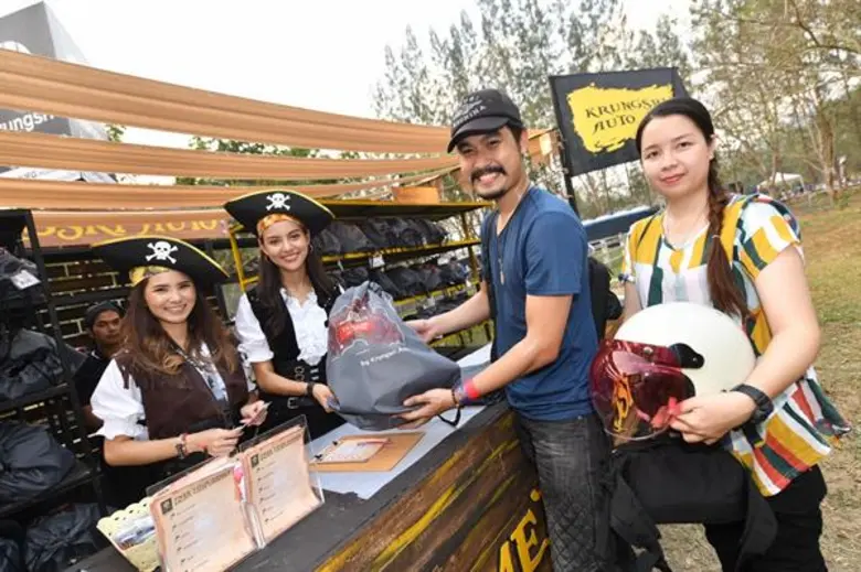 “กรุงศรี ออโต้” บุกงานอีเวนต์ไลฟ์สไตล์ ชวนสาวกบิ๊ก ไบค์ ฝากหมวกกันน็อคที่ Gypsy Carnival