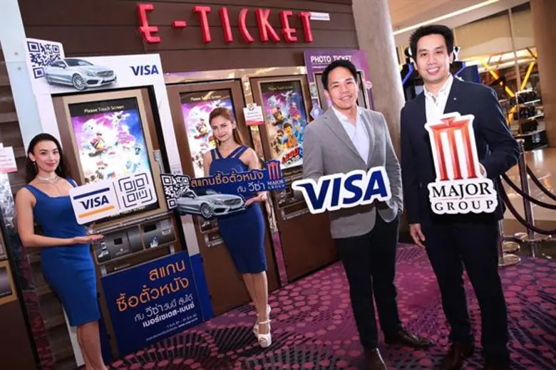 เมเจอร์ ซีนีเพล็กซ์ กรุ้ป จับมือ วีซ่า ให้สนุกรับโชคใหญ่ง่าย ๆ กับกิจกรรม “Scan To Pay จ่ายง่าย...แค่สแกนซื้อตั๋วหนัง” ลุ้นรับรถยนต์เมอร์เซเดส-เบนซ์ สปอร์ต มูลค่า 3,620,000 บาท