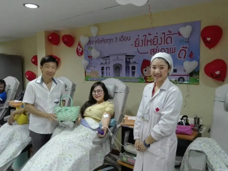 "เติมใจให้กันยิ่งให้ ยิ่งได้ใจ" ชวนประชาชนร่วมบริจาคโลหิต ในวันวาเลนไทน์ ณ ห้องรับบริจาคโลหิต โรงแรมโฆษะ