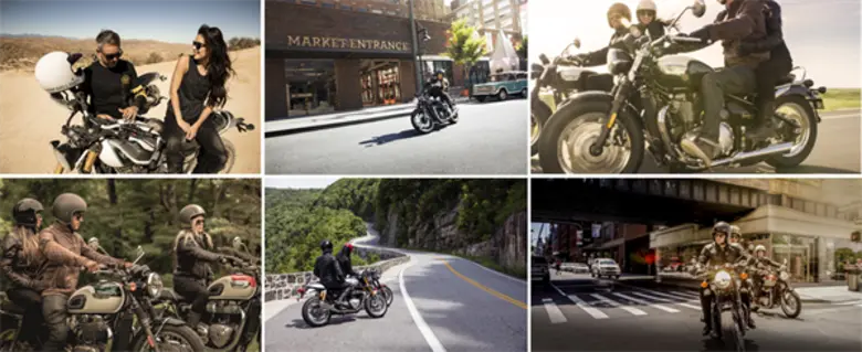 "ไทรอัมพ์ มอเตอร์ไซเคิลส์" ชวนเปลี่ยนบรรย...