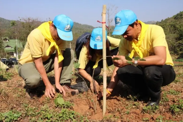 อ.ส.พ.ร่วมกิจกรรม “จิตอาสาหม่อนไหม ร่วมใจพัฒนาโครงการเกษตรวิชญา”