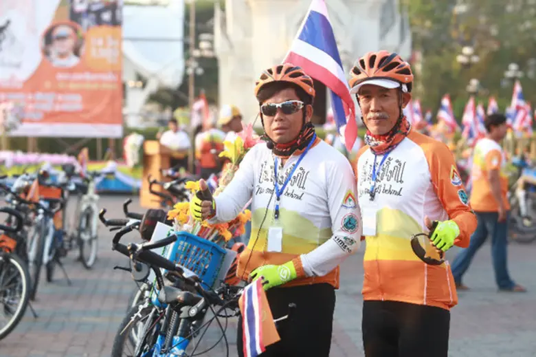 แม้ว่า โครงการ "ปั่นไปไม่ทิ้งกัน No One L...