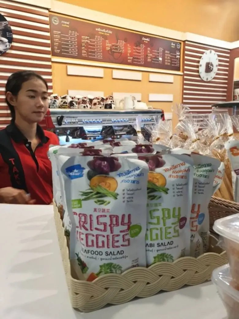 จีเอ็ม อินเตอร์ ฟู้ดส์  เร่งขยายจุดวางผักกรอบ  ล่าสุดบุกสนามบินเมืองหอยใหญ่