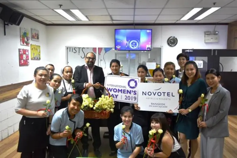 เนื่องในโอกาสวันสตรีสากล ทางโรงแรมโนโวเทล...