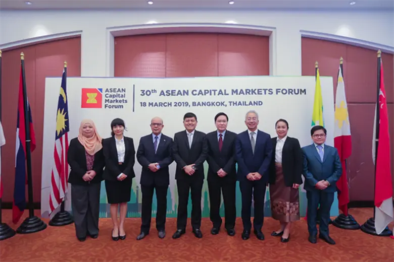 ในการประชุม (ASEAN Capital Markets Forum:...