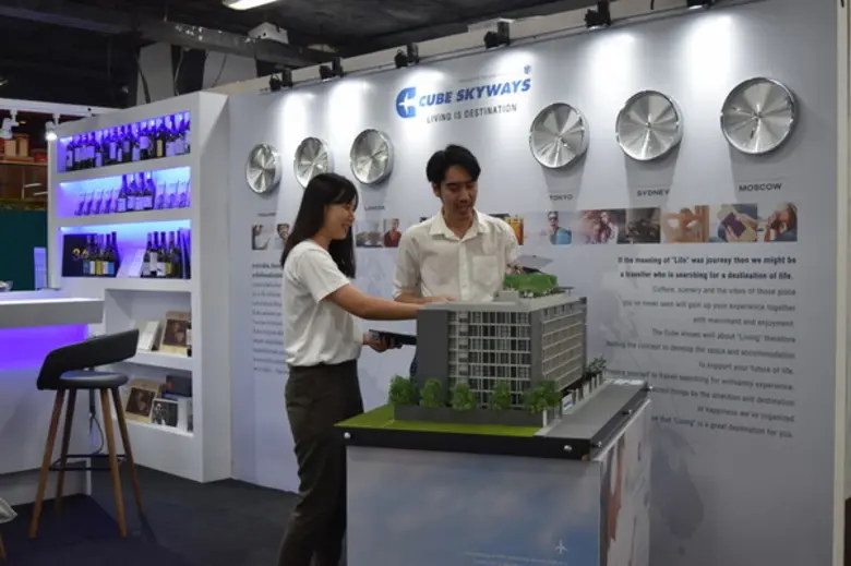 บูท The Cube Condo ต้อนรับลูกค้าที่งาน 'บ้านและคอนโด ครั้งที่ 40’