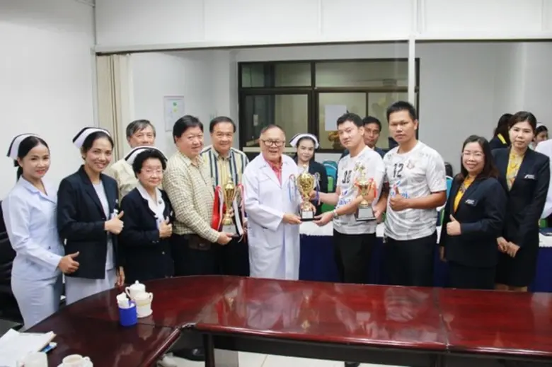 โรงพยาบาลวิชัยเวช อินเตอร์เนชั่นแนล อ้อมน้อย เข้าร่วมการแข่งขันฟุตบอล เพื่อสุขภาพ