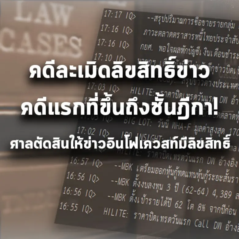 ศาลฎีกาแผนกคดีทรัพย์สินทางปัญญาและการค้าร...