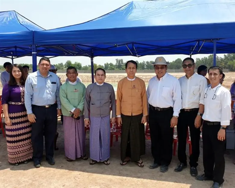 ภาพข่าว: หัวหน้าคณะรัฐมนตรีภูมิภาคย่างกุ้ง เยี่ยมชมศูนย์การเรียนรู้และฟาร์มเลี้ยงสัตว์ ซี.พี. เมียนมา