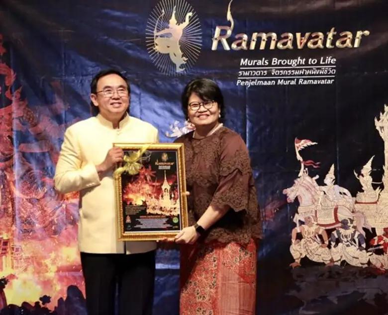 รัฐบาล เปิดตัวยิ่งใหญ่แอนิเมชั่นรามเกียรติ์ ตอน“รามาวตาร”ฉบับภาษาอินโดนีเซีย มรดกร่วมอาเซียน ณ กรุงจาการ์ตา ประเทศแรก ฉลองปีแห่งวัฒนธรรมอาเซียน เฉลิมฉลองยูเนสโก ขึ้นบัญชีโขนไทยมรดกทางวัฒนธรรมที่จับต้องไม่ได้ของมนุษยชาติ