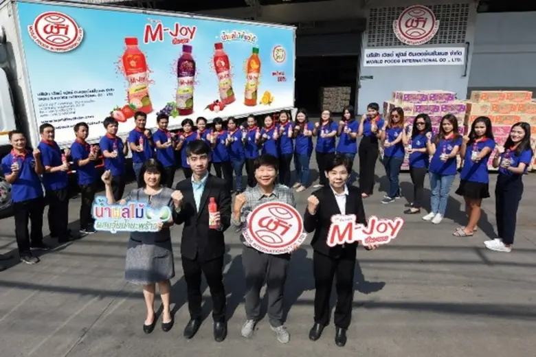 ส่งน้ำผลไม้ผสมวุ้นน้ำมะพร้าว "เอ็ม-จอย (M...