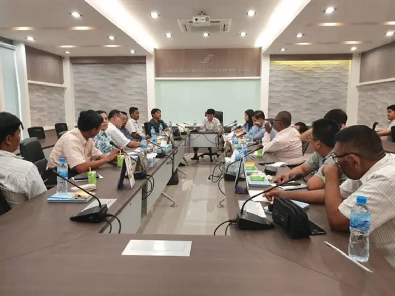 กยท. ต้อนรับรัฐมนตรีกระทรวงกิจการชาติพันธุ์กระเหรี่ยง พร้อมคณะเจ้าหน้าที่รัฐมอญ ศึกษา – ดูงานการบริหารจัดการยางพาราและเทคโนโลยีการแปรรูปยาง