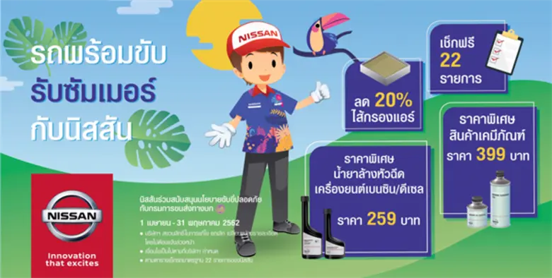 แพ็คเกจตรวจสภาพรถยนต์ฟรี สูงสุด 22 รายการ...