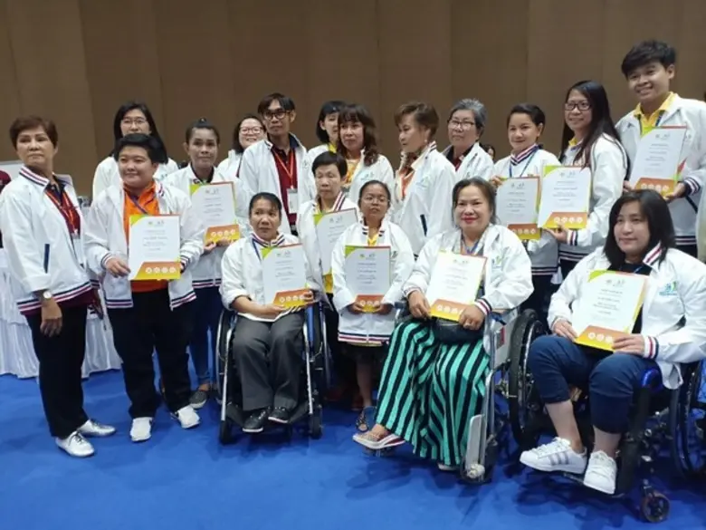 ผู้พิการจากจังหวัดชัยนาท คว้ารางวัลแข่งขันฝีมือคนพิการแห่งชาติ ครั้งที่ 9