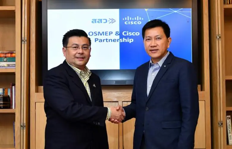 ซิสโก้ จับมือ สสว. เร่งพัฒนาเอสเอ็มอีไทย ขับเคลื่อนดิจิทัล ทรานส์ฟอร์เมชัน เพิ่มขีดความสามารถในการแข่งขัน