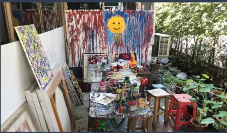 วางปากกาสะบัดพู่กัน ไมตรี ลิมปิชาติ นักเขียน-คอลัมนิสต์-นักแต่งนิยายชื่อดัง ที่ซุ่มทำงานด้านศิลปะที่ใจรัก ในงานนิทรรศการ “ภาพวาดระบายสีอะครีลิค บนผ้าใบ- ชุด “สบายๆ สไตล์ไมตรี”