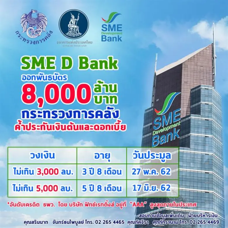 ธพว.เตรียมออกขายพันธบัตร ก.คลังค้ำประกันเ...